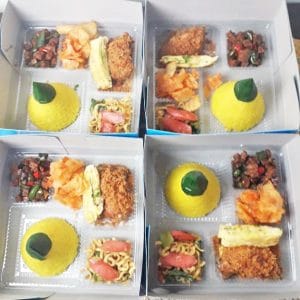 Paket Nasi Kotak Tumpenge Inyong, Tumpeng Purwokerto